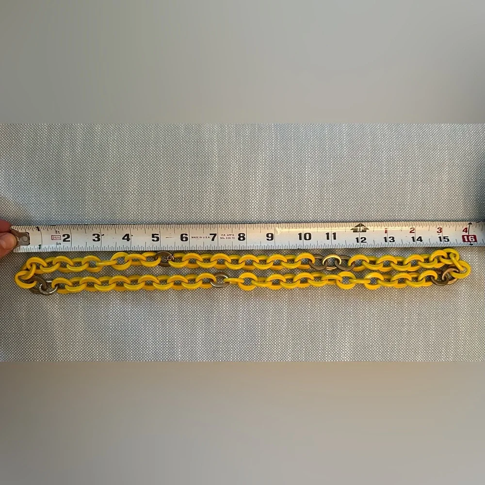 J. Crew Yellow Chain Necklace - Picture 5 of 5